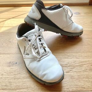 Callaway Golf- Balboa TRX Golf Shoes, White and Black Athletic Shoes Mens size 9